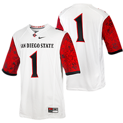 Nike Aztec Calendar Jersey-White & Red