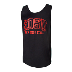 SDSU San Diego State Tank-Black