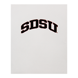 SDSU 2 Pocket Folder - White
