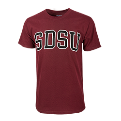 SDSU Classic Tee-Maroon