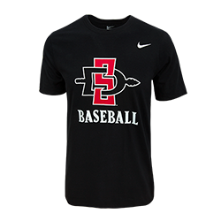 Nike SD Spear Baseball Tee-Black