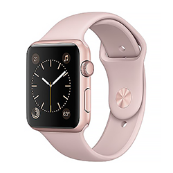 Apple Watch Series 2 Rose Gold Aluminum Case w/ Pink Sand Sport Band