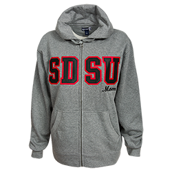 SDSU Mom Sweatshirt-Charcoal