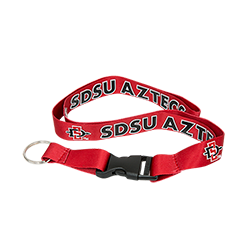 SD Spear SDSU Aztecs Lanyard-Red