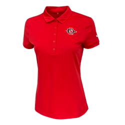 Women's Nike SD Spear Polo-Red