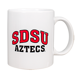 SDSU Aztecs Mug-White