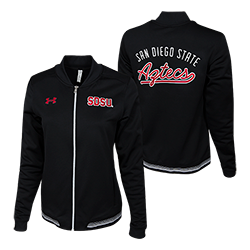 Women's Under Armour SDSU Jacket-Black