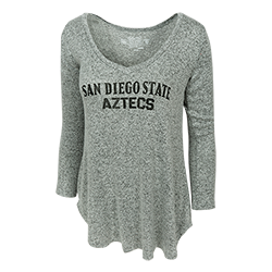 Women's San Diego State Tee-Gray
