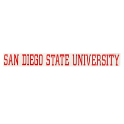 San Diego State University Decal-Red