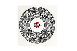 Aztec Calendar SD Spear Decal