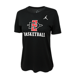 Women's Nike Jordan SD Spear Basketball Tee-Black