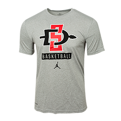 Nike Jordan SD Spear Basketball Tee-Gray