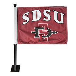 SDSU Car Flag-Red