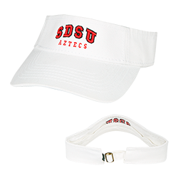 SDSU Aztecs Visor-White