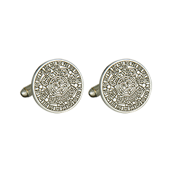 Aztec Calendar Cufflink Set