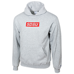 SDSU Pullover Sweatshirt-Gray
