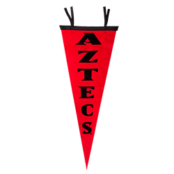 Aztecs Pennant-Red
