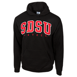 SDSU Aztecs Twill Hood Sweatshirt - Black