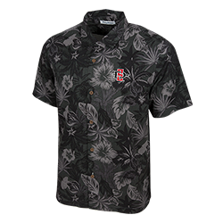 Tommy Bahama SD Spear Camp Shirt-Gray/Black