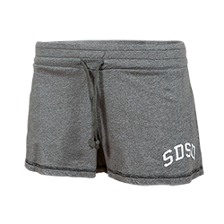 Women's SDSU Jewel Shorts-Gray