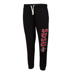 Women's SDSU Jogger Sweatpants-Black