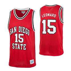 red basketball jersey