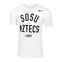 Nike SDSU Aztecs 1897 Tee-White