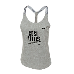 Women's Nike SDSU Aztecs Dri-fit Tank-Gray