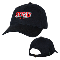 SDSU Mom Adjustable Cap-Black