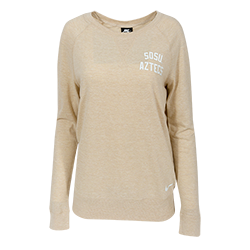 Women's Nike SDSU Aztecs Vintage Crew-Beige
