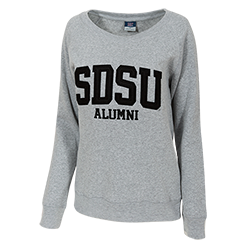 Women's SDSU Alumni Crew Sweatshirt - Gray