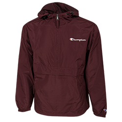 maroon champion windbreaker