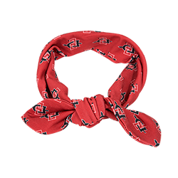 red infant headband