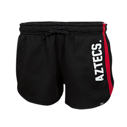 Women's Aztecs Shorts-Black