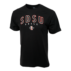 SDSU SD Spear Uncle Tee-Black