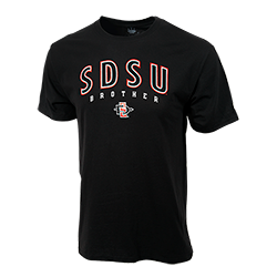 SDSU SD Spear Brother Tee-Black