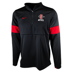 2019 Nike Sideline Coach 1/2 Zip-Black