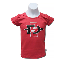 Youth Girl's SD Spear Tee - Red