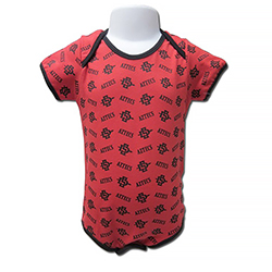 SD Spear All Over Print Onesie - Red
