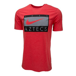 Nike Triblend SDSU Aztecs Tee - Red