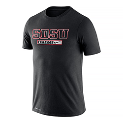 Nike SDSU Aztecs Tee-Black