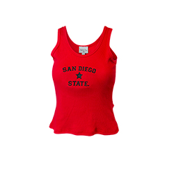 Women's San Diego State Tank-Red