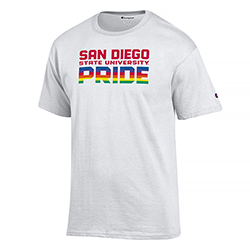 San Diego State University Pride Tee-White