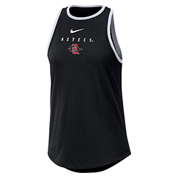 Women's Nike Aztecs High Neck Tank - Black