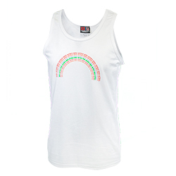 SDSU Aztecs Rainbow Tank-White