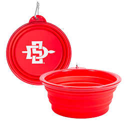 SD Spear Collapsible Pet Bowl-Red