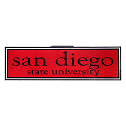 San Diego State University Decal-Red/Black