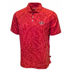 SD Spear Tommy Bahama Leafbacker Polo - Red