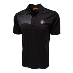 SD Spear Polo with Asymmetrical Design - Black