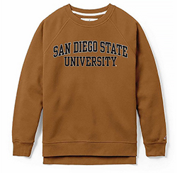 San Diego State University Women's Soft Crew - Brown